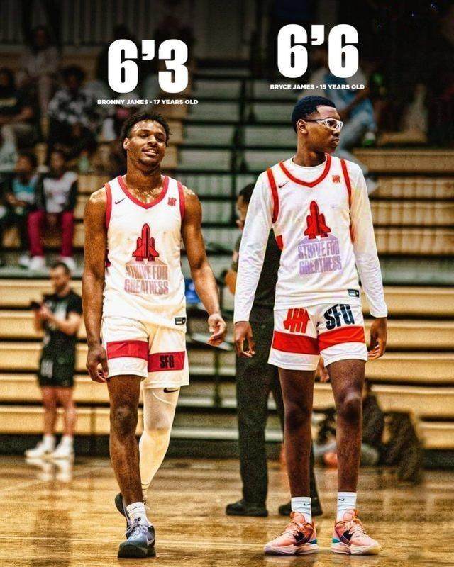 B体育赛事资讯-詹皇15岁小儿子前景被看好！未来父子三人同战NBA？